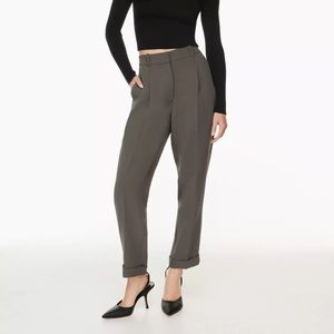 Aritzia Dashwood Pants Peppercorn Pants